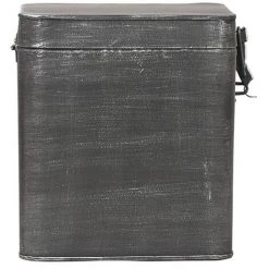 Boîte De Rangement 18x19x21 Cm XL Noir Antique LABEL51 - Noir -Petit rangement Soldes Magasin 33252502 3