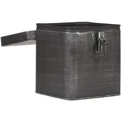 Boîte De Rangement 18x19x21 Cm XL Noir Antique LABEL51 - Noir -Petit rangement Soldes Magasin 33252502 4