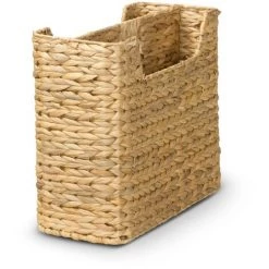 AMBICO Porte-revues NATHAN En Jacinthe D’eau, Dimensions: 40 X 17 X 33 Cm (L/P/H) -Petit rangement Soldes Magasin 33332264 5