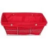 Secret De Gourmet - Panier Rouge Multi-usages - Grand - Rectangle Rouge