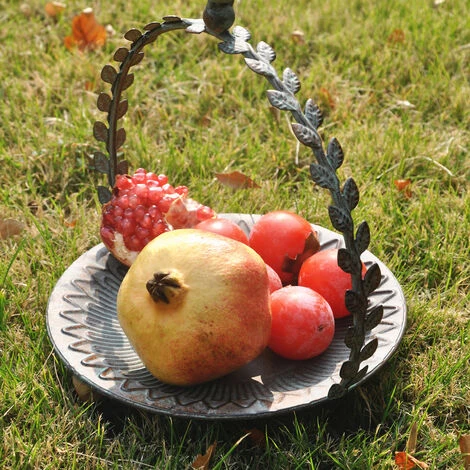ASUPERMALL Retro Comptoir De Fruits Porte-Panier De Noel Decoratif Bol Stand Decoration Fer Assiette De Fruits Festivals Panier De Rangement, Type 2 - Type 2 4 ASUPERMALL Retro Comptoir De Fruits Porte-Panier De Noel Decoratif Bol Stand Decoration Fer Assiette De Fruits Festivals Panier De Rangement, Type 2 - Type 2 – Image 2