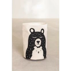 Panier En Coton Lunis Kids SKLUM Coton - Ours -Petit rangement Soldes Magasin 33531256 2