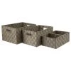 FIVE SIMPLY SMART Lot De 4 Paniers De Rangement "Déco" 38cm Taupe 1 FIVE SIMPLY SMART Lot De 4 Paniers De Rangement "Déco" 38cm Taupe -Petit rangement Soldes Magasin 33651843 1