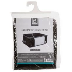 BBASICCO Housse De Rangement Pliable "Order" 60cm Noir 5 BBASICCO Housse De Rangement Pliable "Order" 60cm Noir -Petit rangement Soldes Magasin 33655347 2