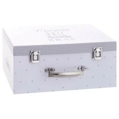 ATMOSPHERA FOR KIDS Set De 3 Boîtes De Rangement "Malle" Gris -Petit rangement Soldes Magasin 33655400 4