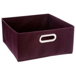 FIVE SIMPLY SMART Boîte De Rangement Pliable "Premium" 15x31cm Aubergine