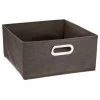FIVE SIMPLY SMART Boîte De Rangement Pliable "Premium" 15x31cm Marron 2 FIVE SIMPLY SMART Boîte De Rangement Pliable "Premium" 15x31cm Marron -Petit rangement Soldes Magasin 33655534 1