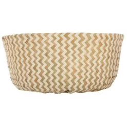 ATMOSPHERA, CRŽATEUR D'INTŽRIEUR Panier De Rangement Pliable à Anses "Seagrass" 40cm Blanc & Naturel -Petit rangement Soldes Magasin 33655724 4