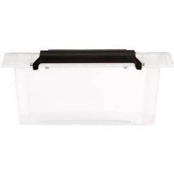FIVE SIMPLY SMART Boîte De Rangement Basse "Clip" 3L Transparent -Petit rangement Soldes Magasin 33655781 3