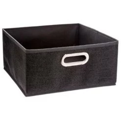 FIVE SIMPLY SMART Boîte De Rangement Pliable "Premium" 15x31cm Gris