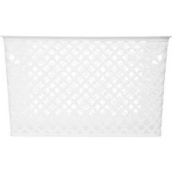 FIVE SIMPLY SMART Panier Multi-Usages "Basket" 22cm Blanc -Petit rangement Soldes Magasin 33655910 2