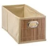 FIVE SIMPLY SMART Boîte De Rangement Pliable "Bambou" 15x31cm Naturel -Petit rangement Soldes Magasin 33655913 1