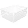 FIVE SIMPLY SMART Panier Multi-Usages "Basket" 13cm Blanc -Petit rangement Soldes Magasin 33655947 1