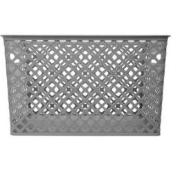 FIVE SIMPLY SMART Panier Multi-Usages "Basket" 22cm Gris -Petit rangement Soldes Magasin 33656098 2