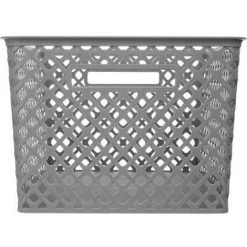 FIVE SIMPLY SMART Panier Multi-Usages "Basket" 22cm Gris -Petit rangement Soldes Magasin 33656098 3