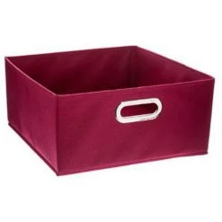 FIVE SIMPLY SMART Boîte De Rangement Pliable "Premium" 15x31cm Framboise
