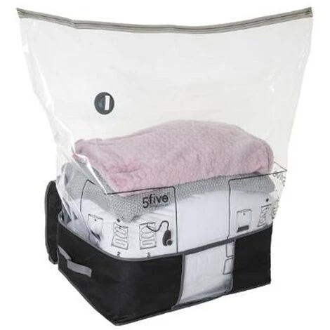 FIVE SIMPLY SMART Boîte De Rangement Pliable "Housse" 60x45cm Noir 5 FIVE SIMPLY SMART Boîte De Rangement Pliable "Housse" 60x45cm Noir – Image 3