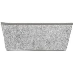 FIVE SIMPLY SMART Panier De Rangement "Feutrine" 28cm Gris -Petit rangement Soldes Magasin 33656261 2