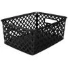 FIVE SIMPLY SMART Panier Multi-Usages "Basket" 10cm Noir -Petit rangement Soldes Magasin 33656605 1