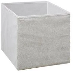 FIVE SIMPLY SMART Boîte De Rangement Pliable Sequin "Shine" 31x31cm Blanc -Petit rangement Soldes Magasin 33656637 2