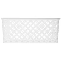 FIVE SIMPLY SMART Panier Multi-Usages "Basket" 10cm Blanc -Petit rangement Soldes Magasin 33656648 3