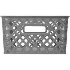 FIVE SIMPLY SMART Panier Multi-Usages "Basket" 10cm Gris -Petit rangement Soldes Magasin 33656773 2