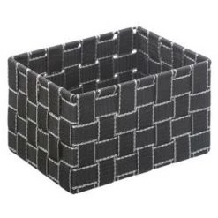 FIVE SIMPLY SMART Lot De 4 Paniers De Rangement "Lisa" 38cm Gris Foncé -Petit rangement Soldes Magasin 33657447 3