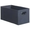 FIVE SIMPLY SMART Boîte De Rangement Pliable "Nell" 15x31cm Gris Anthracite 1 FIVE SIMPLY SMART Boîte De Rangement Pliable "Nell" 15x31cm Gris Anthracite -Petit rangement Soldes Magasin 33657721 1