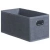FIVE SIMPLY SMART Boîte De Rangement Pliable "Nell" 15x31cm Gris Foncé -Petit rangement Soldes Magasin 33658418 1