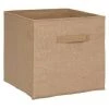 FIVE SIMPLY SMART Boite De Rangement Pliable "Jute" 31x31cm Naturel -Petit rangement Soldes Magasin 33658424 1