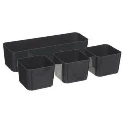 FIVE SIMPLY SMART Boîte De Rangement "Samba" 1,5L Gris -Petit rangement Soldes Magasin 33658564 3