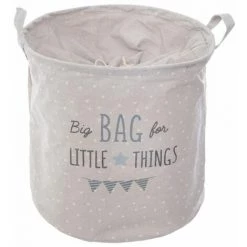 ATMOSPHERA FOR KIDS Sac De Rangement Pliable "Canvas" 38cm Bleu