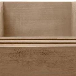 FIVE SIMPLY SMART Lot De 3 Casiers Empilables "Ety" 29cm Naturel -Petit rangement Soldes Magasin 33661473 4