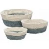 ATMOSPHERA, CRŽATEUR D'INTŽRIEUR Lot De 3 Paniers De Rangement Rond "Circ" 25cm Naturel -Petit rangement Soldes Magasin 33661783 1