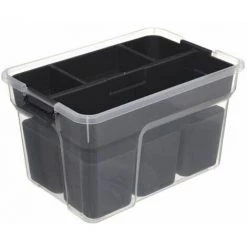 FIVE SIMPLY SMART Boîte De Rangement "10 Compartiments" 8L Transparent -Petit rangement Soldes Magasin 33661863 3