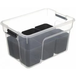 FIVE SIMPLY SMART Boîte De Rangement "10 Compartiments" 8L Transparent -Petit rangement Soldes Magasin 33661863 4