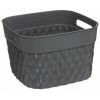 FIVE SIMPLY SMART Panier Multi-Usages "Disco" 20cm Gris -Petit rangement Soldes Magasin 33662346 1