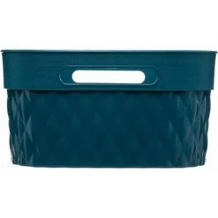 FIVE SIMPLY SMART Panier Multi-Usages "Disco" 33cm Bleu -Petit rangement Soldes Magasin 33662353 2