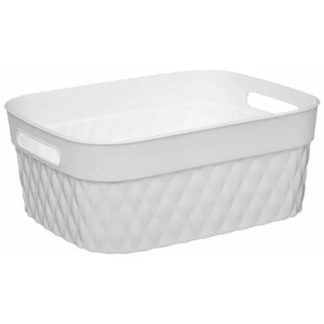 FIVE SIMPLY SMART Panier Multi-Usages "Disco" 27cm Blanc 3 FIVE SIMPLY SMART Panier Multi-Usages "Disco" 27cm Blanc