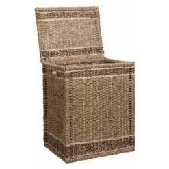 ATMOSPHERA, CRŽATEUR D'INTŽRIEUR Lot De 5 Paniers Rangement "Tressé" 60cm Naturel -Petit rangement Soldes Magasin 33663766 5