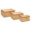 FIVE SIMPLY SMART Lot De 3 Paniers De Rangement "Daze" 33cm Naturel -Petit rangement Soldes Magasin 33664222 1
