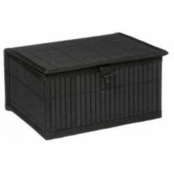 FIVE SIMPLY SMART Lot De 3 Paniers De Rangement "Daze" 33cm Noir -Petit rangement Soldes Magasin 33664877 4