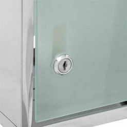 FIVE SIMPLY SMART Armoire à Pharmacie "3 Étages" 40cm Argent -Petit rangement Soldes Magasin 33665215 4