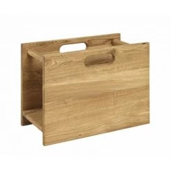 Paris Prix - Porte Revues En Bois "solal" 40cm Chêne Foncé