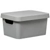 FIVE SIMPLY SMART Boîte De Rangement Design "Mat" 24cm Gris -Petit rangement Soldes Magasin 33671752 1