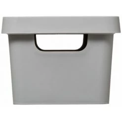 FIVE SIMPLY SMART Boîte De Rangement Design "Mat" 24cm Gris -Petit rangement Soldes Magasin 33671752 2