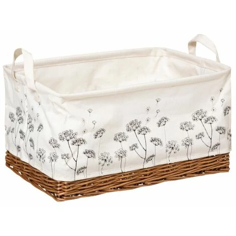 ATMOSPHERA, CRATEUR D'INTRIEUR Lot De 2 Paniers De Rangement "Orane II" 37cm Blanc 4 ATMOSPHERA, CRATEUR D'INTRIEUR Lot De 2 Paniers De Rangement "Orane II" 37cm Blanc – Image 2