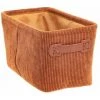 FIVE SIMPLY SMART Boîte De Rangement En Velours "Côtelé" 15x31cm Terracotta 2 FIVE SIMPLY SMART Boîte De Rangement En Velours "Côtelé" 15x31cm Terracotta -Petit rangement Soldes Magasin 33672562 1