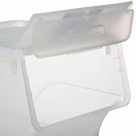 FIVE SIMPLY SMART Boîte De Rangement "Cara" 34L Transparent 4 FIVE SIMPLY SMART Boîte De Rangement "Cara" 34L Transparent – Image 2