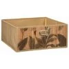 FIVE SIMPLY SMART Boîte De Rangement Pliable Basse "Bambou" 31x31cm Naturel -Petit rangement Soldes Magasin 33672845 1